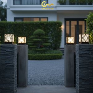 300 lm Gate pillar light Viet Nam CM Decor Outdoor/Wall/Villa/Garde 1-Year steel/inox 3500K (Warm White) Removable Flush Mount - Product Image 6