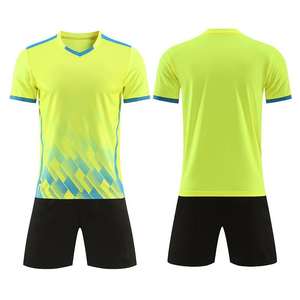 Conjunto de Camiseta de Fútbol Unisex Nueva Temporada Otoño y Verano Manga Corta Transpirable Técnica de Corte Automatizado Servicio OEM Personalizado - Product Image 4