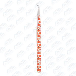 Pinzas de Acero Inoxidable Inclinadas para Extensiones de Pestañas, Disponibles en Colores Sólidos Personalizados, Herramienta de Precisión, las Más Vendidas - Product Image 2