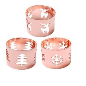 Anillo para Servilletas de Metal de Latón, Bañado en Oro, Forma Personalizada, Diseño Clásico Ecológico, Soporte para Servilletas para Fiestas y Bodas, Venta Caliente - Product Image 2