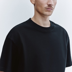 Camiseta de Verano de Alta Calidad de Fábrica, Cómoda, Talla Grande, Cuello Redondo, Patrón Geométrico, Manga Corta, 100% Algodón - Product Image 2