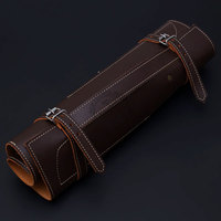 Nouvelle édition – Ensemble de 5 couteaux de chef de cuisine et de barbecue à lame droite, entièrement forgés en acier Damas, ambidextres, avec manche en bois de résine