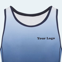 Combinaison de canoë-kayak sur mesure grande taille sans manches, respirante, séchage rapide, 100 % polyester, couleur personnalisée numériquement