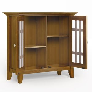 Mobiletto porta TV Bedford color marrone chiaro dorato con contenitore basso per soggiorno - Product Image 2