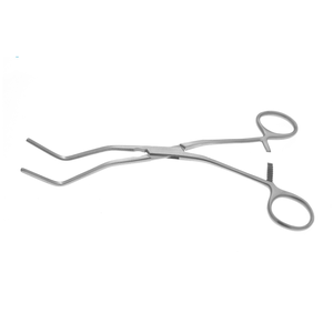 Pince à artères rénales 7-1/2 pouces à dents longitudinales courbées en acier inoxydable, instrument chirurgical vasculaire - Product Image 2