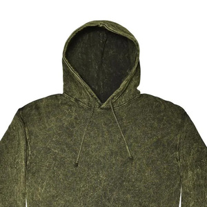 Mens Greenish Vintage Hoodie <b>Zip</b> Up Long Sleeve Sweatshirt with <b>Pockets</b> Acid Wash Streetwear Fleece <b>Hoodies</b> Jacket - Product Image 6