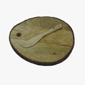 Planche à découper ronde en bois la plus vendue, planche à découper de haute qualité, planche de service pour fromage, blocs de découpe durables faits à la main, faciles à utiliser - Product Image 4