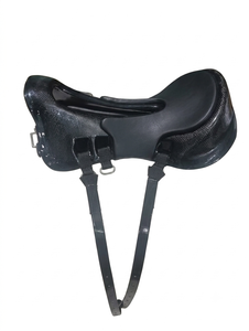 Sillín de Montar Profesional G N Export, Ligero, de Nailon y Cuero, para Interiores, Resistente, con Asiento Acolchado Ergonómico y Correas de Sujeción Seguras, 16 - Product Image 2