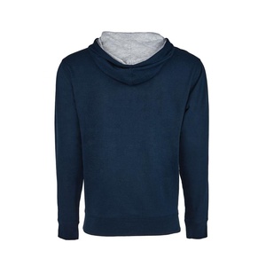 Sweat à capuche unisexe Next Level Midnight Navy/Heather Grey 60% Cotton, 40% Polyester French Terry Fleece Hoodie sweat - Product Image 2