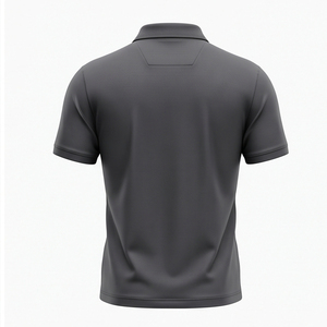 Chemise décontractée pour homme de haute qualité, broderie personnalisée OEM, coton et élasthanne, respirante, séchage rapide, pour le sport, le golf, le tennis, fabricant - Product Image 2