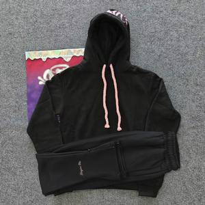 Conjunto Deportivo de Invierno 2026 con Bordado de Dibujos Animados, Estilo Hip Hop Urbano, Sudadera con Capucha de Algodón para Hombre y Mujer, Pantalones Largos, Conjunto Informal - Product Image 5