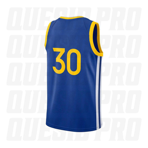 Maillot de basket Golden State 30, col en V, sans manches, respirant, en polyester, unisexe, pour adulte, brodé et imprimé - Product Image 3