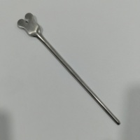 Sonde papillon rainurée en acier inoxydable de haute qualité pour l'exploration des plaies et la guidée de tissus en chirurgie