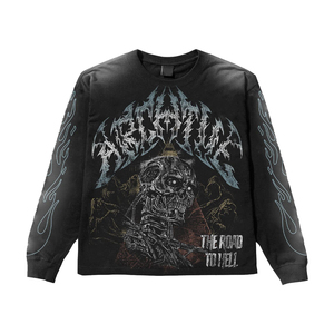 Ensemble de jogging unisexe personnalisé, sweat-shirt oversize à col rond délavé à l'acide, imprimé DTG, style streetwear urbain tendance - Product Image 6