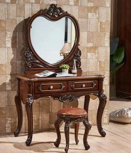 Table de toilette en bois sculpté de style turc de luxe, fabriquée en Inde, pour chambre à coucher, hôtel, villa, vente en gros - Product Image 5