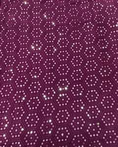 Luxury Sequin Embroidery Lace Fabric Floral Beaded Mesh Fabric African Wedding Party Dress Material - Product Image 1