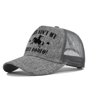 Gorra de camionero de lona de alta calidad con 5 paneles, estilo deportivo, formal, para papá, personalizada, al por mayor, de mezclilla negra, terciopelo, transpirable e impermeable - Product Image 4