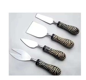 Juego de cubiertos de lujo de acero inoxidable con mango de hueso - Cuchara, tenedor, cuchillo, utensilios de mesa, estilo vintage, duradero, para fiestas - Product Image 2