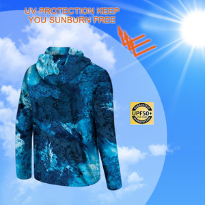 MOMENTUM Chemise de pêche unisexe à manches longues, couleur unie, UPF 50, impression par transfert d'humidité, séchage rapide, vêtements de sport d'extérieur, 100% - Product Image 6