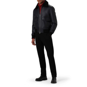 Chaqueta de Motocicleta de Cuero Genuino Personalizada de Alta Calidad para Invierno 2026, Cuello Alto, Resistente al Viento, con Calefacción, Estilo Urbano - Product Image 1