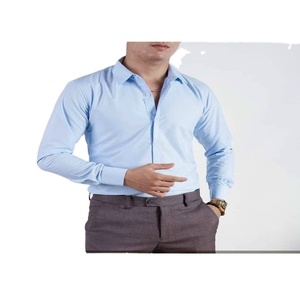 Camisas transpirables de secado rápido con cuello en V para mujer, ropa informal a rayas para oficina, de Vietnam - Product Image 3