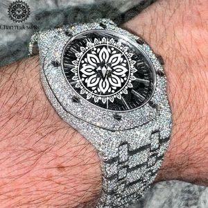 Charm_Jewells Luxury Men Stainless Steel Square <b>Watch</b> 42mm Analog Quartz Sapphire Crystal <b>Diamond</b> Band Fashion - Product Image 3