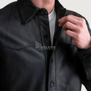 Chaqueta de Cuero de Cordero para Hombre de Calidad Boutique, Venta al por Mayor de Cuero Genuino Premium - Product Image 5
