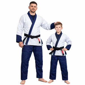 Conjunto de Uniforme de Artes Marciales Rojo y Negro Personalizado para Hombres y Niños, Traje de Entrenamiento de Karate y BJJ Premium al por Mayor - Product Image 5
