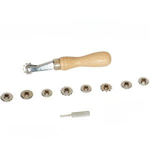 Leather Stitching Roulette <b>Tool</b> <b>Set</b> Edge Beveler Leather Craft <b>Tools</b> | Stamping Kit Professional <b>Hand</b> <b>Tool</b> | India 2026 Product - Product Image 1