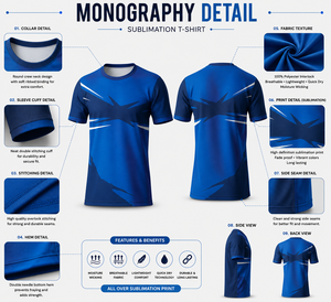 T-shirt en polyester sublimé personnalisé, impression intégrale vibrante, faible MOQ (OEM/ODM acceptés) - Product Image 6