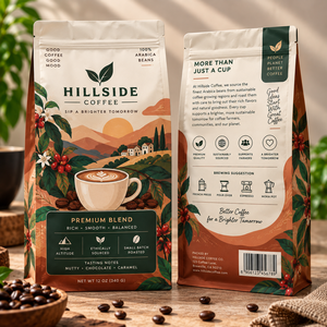 Café Monterra Signature Blend 250g, Bolsa Resellable con Cierre Superior, Empaque Laminado BOPP/VMCPP, Impresión Serigráfica - Product Image 5