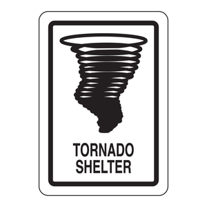 Señalización Luminosa BradyGlo para Refugios en Caso de Tornado, Resistente para Áreas de Emergencia - Product Image 3