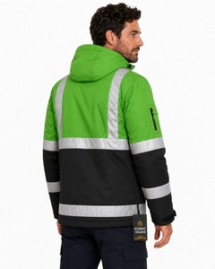 Sample Available Reflector <b>Jackets</b> Winter Safety Reflective Road Safety Hi Vis <b>Jacket</b> Custom Logo Plus Sized Men Safety <b>Jacket</b> - Product Image 5