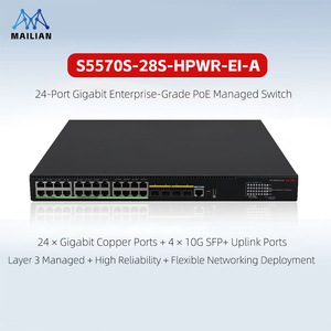 <span class=keywords><strong>Switch</strong></span> <span class=keywords><strong>Ethernet</strong></span> ad Alte Prestazioni Serie H3C S5570S-EI, Uplink 10G, IPv4/IPv6, <span class=keywords><strong>PoE</strong></span>+, Accesso/Aggregazione Enterprise e Campus - Product Image 1