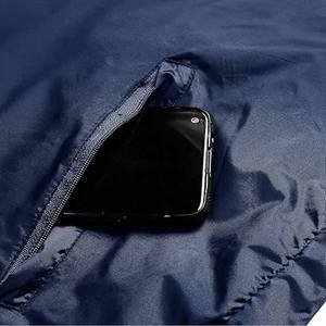 Veste de pluie imperméable personnalisée pour homme avec capuche à cordon et fermeture à boutons, postée par Dress Sports - Product Image 5