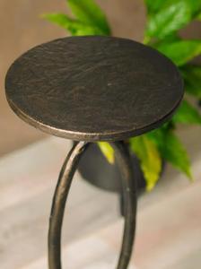 Minimalist Metal Side <b>Table</b> With <b>Marble</b> <b>Top</b> Handmade Modern Living Room Furniture - Product Image 3