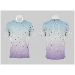 Camiseta de Manga Corta con Estampado de Grafiti para Hombre, Cuello Redondo, Corte Regular, Estilo Urbano, Tejido de Punto, 100% Algodón, Transpirable, 180g, Transferencia Térmica - Product Image 2