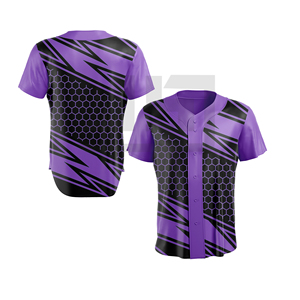 Camisetas de Béisbol Profesionales 100% Poliéster de Manga Corta, Tallas Grandes, Diseñadas para Máxima Comodidad, Rendimiento y Estilo de Equipo - Product Image 1