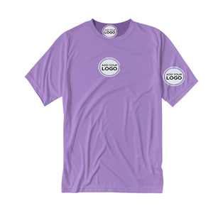 เสื้อยืดคอกลมแขนสั้นทรงพอดีตัว รุ่น 6210 สไตล์ CVC พรีเมียม สำหรับสกรีนโลโก้แบบ DTF ตามสั่ง - Product Image 1