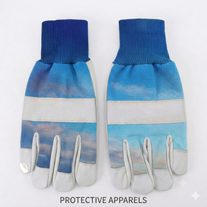 Gants anti-coupure pour tronçonneuse, haute qualité, couleur personnalisée jaune orange noir, imperméables - Product Image 1