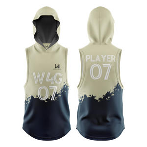 Maillots de football américain 7v7 pour adultes avec logo personnalisé, drapeau américain, 100% polyester, impression sublimée, nom de l'équipe sur le devant, respirant, taille plus - Product Image 3