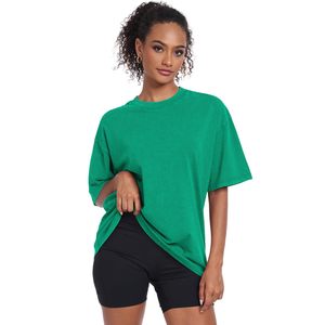 Camiseta estilo boyfriend para mujer, vintage, lavado ácido, holgada, OEM, personalizada, al por mayor - Product Image 2