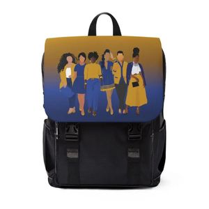 Women Rhoyal Inspired Backpack Sorority Style Casual Travel School <b>Bag</b> Spacious <b>College</b> Book <b>Bag</b> with Adjustable Shoulder Straps - Product Image 2