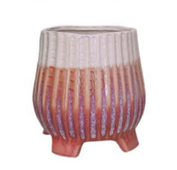 Pot de fleurs en céramique moderne, décoratif pour l'intérieur et l'extérieur, jardinière minimaliste, conteneur de jardin