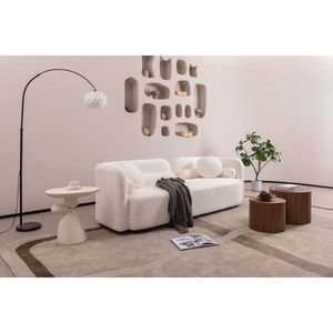 Pietra portafortuna moderno minimalista in vetroresina tavolino moderno angolo angolo tavolo per la decorazione della casa per soggiorno camera da letto - Product Image 2