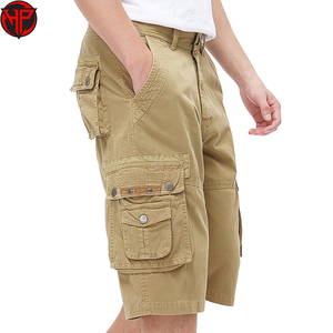 Shorts cargo pour hommes 2026, multi-poches, en tissu de coton, décontractés, utilitaires, pour l'extérieur, qualité supérieure - Product Image 4
