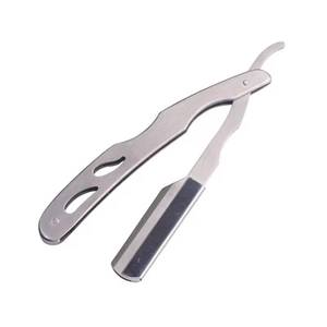 Morje Surgical Stainless Steel Straight <b>Razor</b> <b>Single</b> <b>Blade</b> Face Shaving Tool for Men - Product Image 1