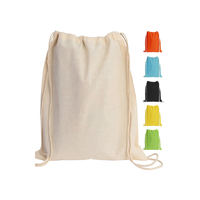 Pochette en toile de coton écologique personnalisée avec double cordon de serrage, logo imprimé, couleur personnalisée pour offrir en cadeau