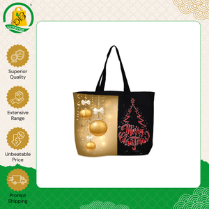 Widely Used Good Quality Women New Fashion Customized Printed Biodegradable Cotton Canvas Shopping <b>Bags</b> for Christmas <b>Gift</b> - Product Image 4