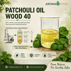 Huile essentielle pure de patchouli AROMA ATSIRI Wood PA 40, 100% naturelle, distillée à la vapeur, qualité supérieure, aromathérapie, parfum - Product Image 2